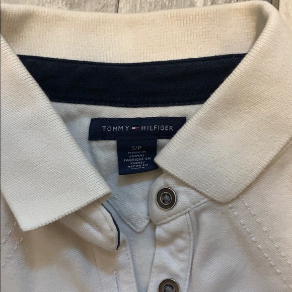 Tommy Hilfiger diamond-pattern polo size S - Picture 2 of 4